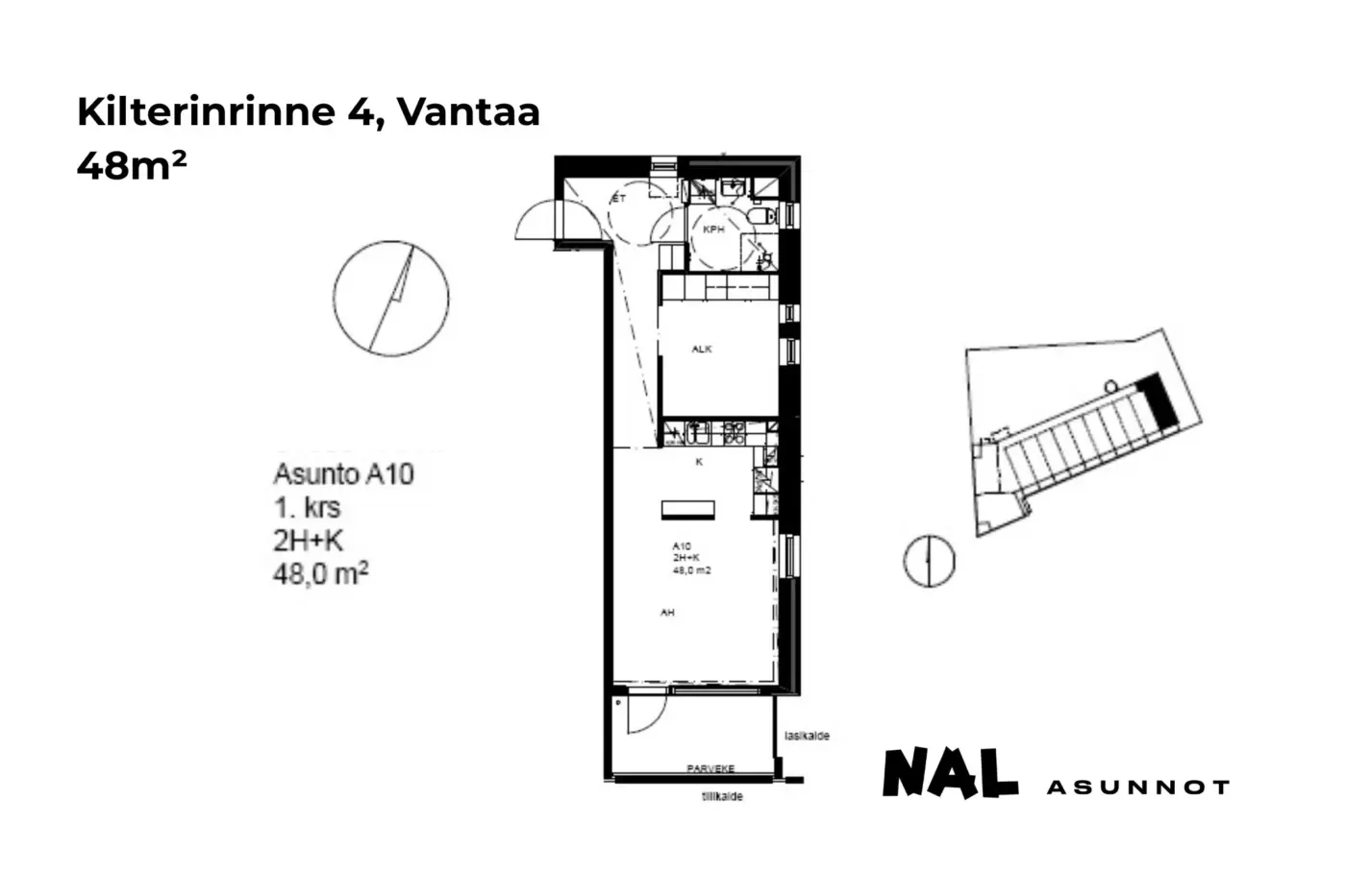 Kilterinrinne 4, 48m², A10